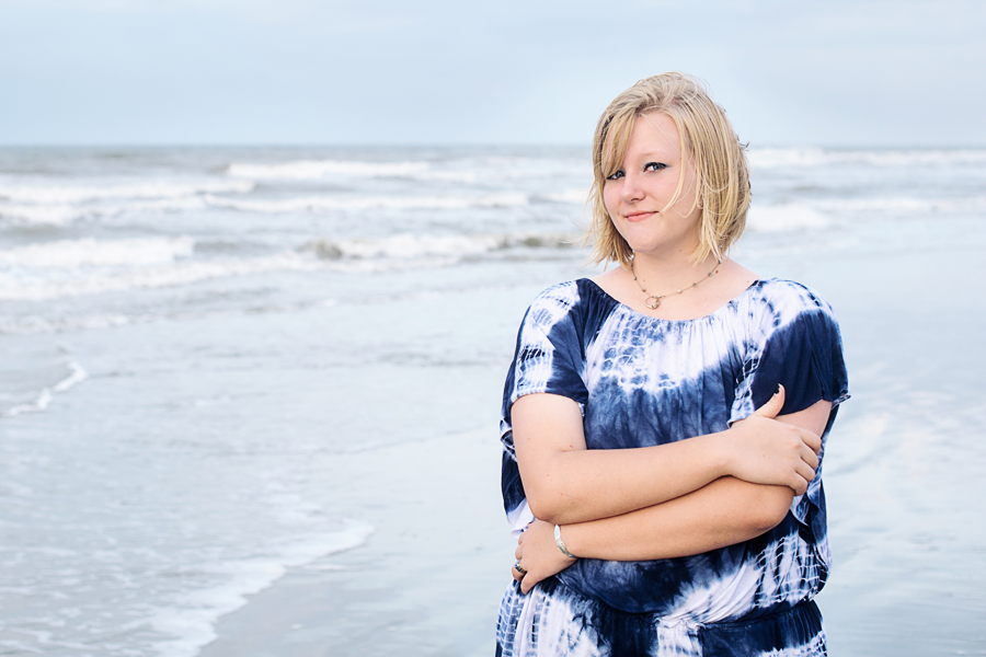 sunrise, high school senior, beach photography, maryland senior photography