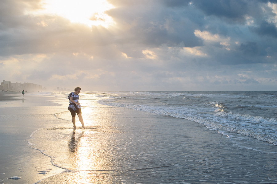 sunrise, high school senior, beach photography, maryland senior photography