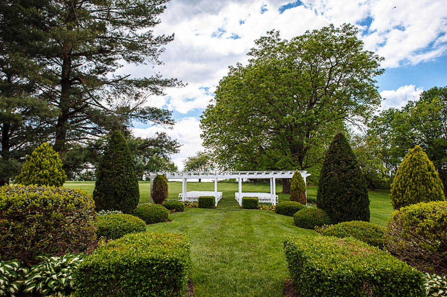 Stone Manor Country Club Outdoor Wedding Ceremony