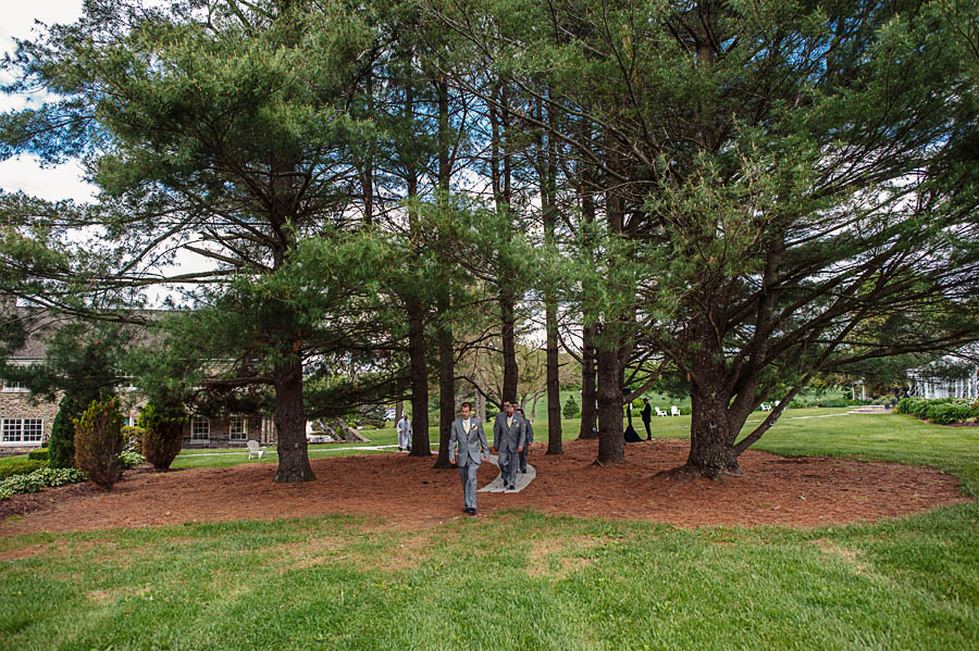 Stone Manor Country Club Outdoor Wedding Ceremony