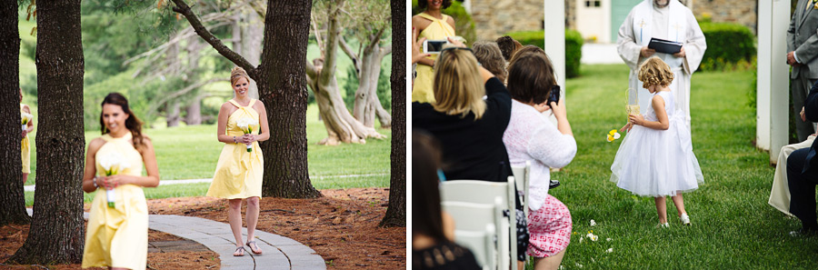 Stone Manor Country Club Outdoor Wedding Ceremony