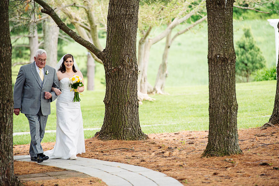 Stone Manor Country Club Outdoor Wedding Ceremony