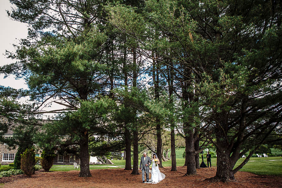 Stone Manor Country Club Outdoor Wedding Ceremony