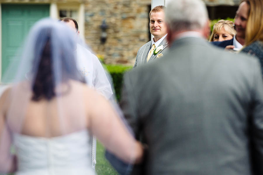 Stone Manor Country Club Outdoor Wedding Ceremony