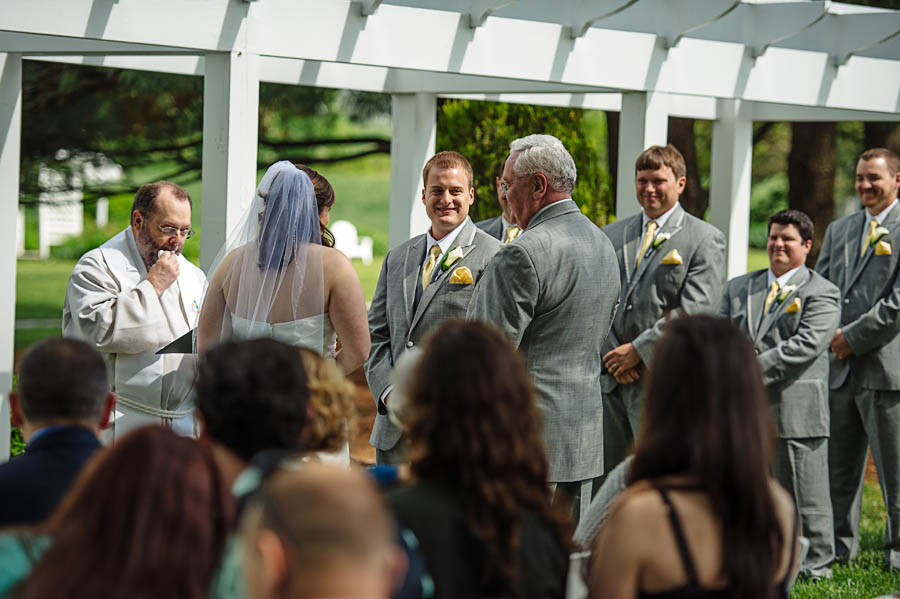 Stone Manor Country Club Outdoor Wedding Ceremony