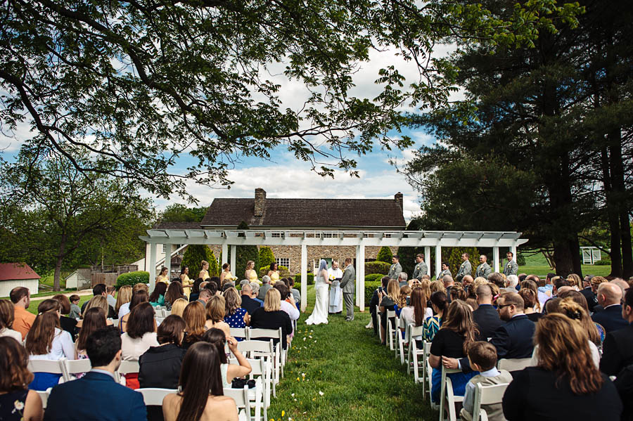 Stone Manor Country Club Outdoor Wedding Ceremony