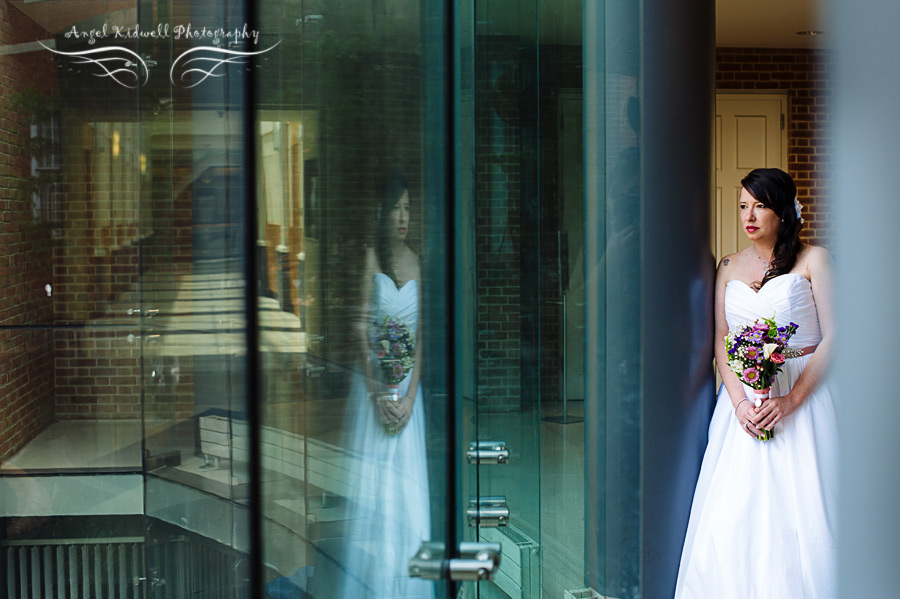 Bride at Annapolis Courthouse Elopement