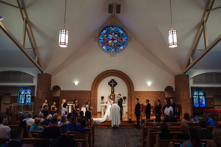 Wedding Ceremony at St. John Vianney Church