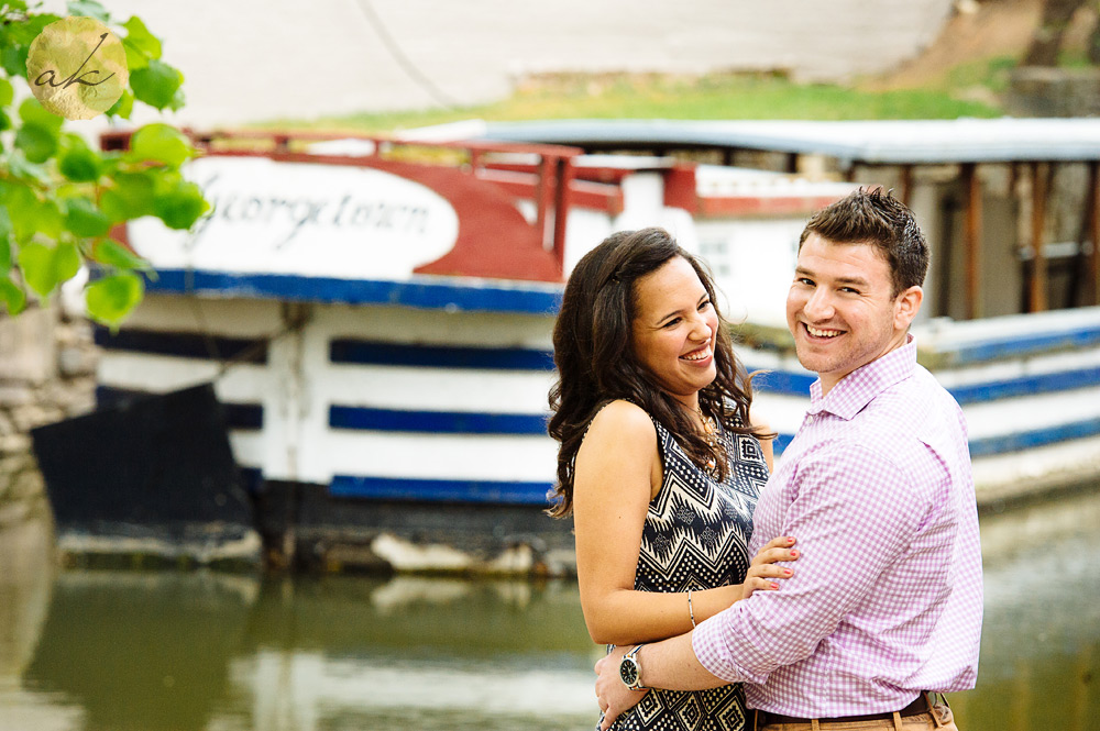 georgetown engagement portraits